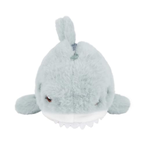 Image of Minache Plush Animal Stationery Pouch Women Cute Dog /Dinosaur Plush Pencil Case Ladies Cosmetic Bag (8094+Shark), bd-06484AD