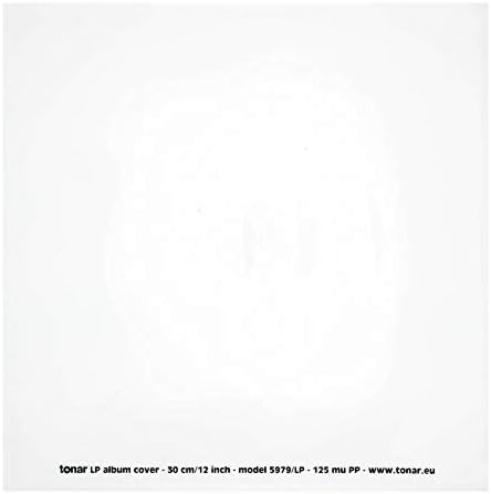 Tonar 12 Inch Heavy Duty Outer Sleeves, Pack of 25