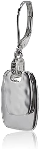 NINE WEST Women's Silvertone Crystal Drop Earrings