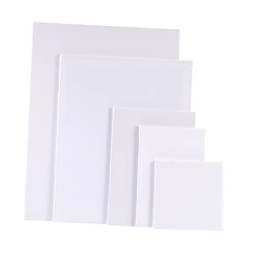 Artibetter 10pezzi Per Pittura Olio Tela Cotone Strumenti Per Pittura Pannello Artistico Quadrato Fiore Acrilica Tempera