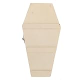 IMIKEYA Halloween Coffin Box: 1pc Coffin Wooden Cutout Unfinished Wooden Halloween Coffin Box Halloween Coffin Candy Boxes for Halloween Decor Party Coffin Ring Box DIY Crafts Gift