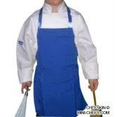 Chefskin Blue Apron Kids Children Fits 2-7 Yr Olds 15x21 Fabric