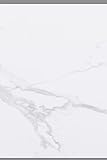 Dumawall+ Waterproof Wall Tiles, Easy-to-Install, Tongue & Groove System, UV Resistant, Strong & Durable | No Grouting, Cut with Hand Tools, Santorini Marble Sample