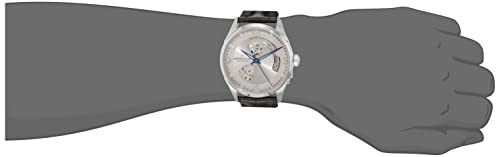 Hamilton Watch Jazzmaster Open Heart Swiss Automatic Watch 42Mm Case, Beige Dial, Brown Leather Strap (Model: H32705521) #TOP4