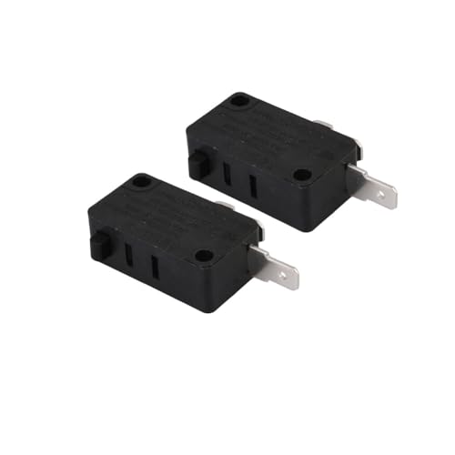 2PCS KW3AT-16 Interrupteur de porte micro-ondes, pièce de remplacement de l'interrupteur de porte Micro-ondes 16A 125VAC Modèle normalement ouvert SZM-V16-FD-63 SZM-V16-FA-63 3B73362F PS3522738
