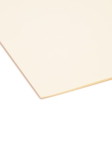 Smead Interior File Folder, 1/3-Cut Tab, Legal Size, Manila, 100 Per Box (15230) #TOP3
