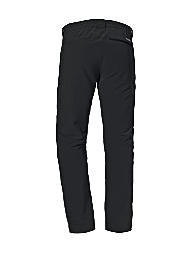 Schöffel Herren Pants Folkstone Warm M, warme Wanderhose mit 4 Wege-Stretch, wasserabweisende Thermohose mit vorgeformtem Knie, black, 58 – Ansicht 4