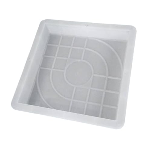 DeeRace コンクリート型枠 踏み石舗装用 正方形 セメント型枠 正方形舗装用型枠 庭の歩道 パティオ 踏み石 歩道用