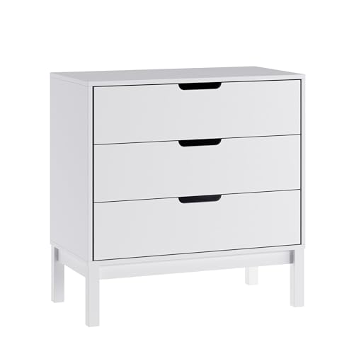 Flash Furniture Dallas Wood Dresser for Kids Bedroom, 3 Drawers,