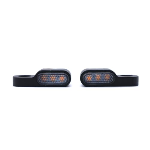 Clignotants LED moto 12V pour guidon de scooter et feux arrière 2 pièces