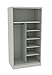 Tennsco OS7220-SND Open-Style Combination Cabinets, Assembled, 36" Width, 24" Depth, 72" Height, 7 Openings, Sand