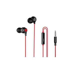 Tecno Prime-P1 Wired in Ear Earphones with mic | Glossy Metallic Design | Super Clear Voice Quality |10mm Big Driver…