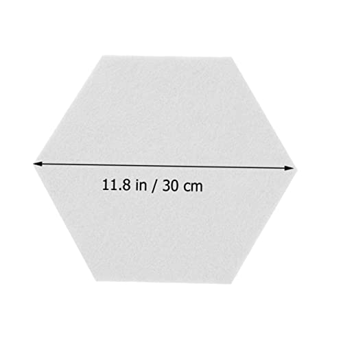 Garneck 12pcs Paneles Acústicos Hexagonales Grandes de Fieltro Auto-adhesivos para Absorción de Sonido Decoración para Hogar, Oficina y Escuela miniatura 2