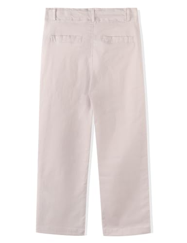 Spring&Gege Boys' Twill Flat Front Uniform Stretch Chino Dress Pants (5-14 Years)2