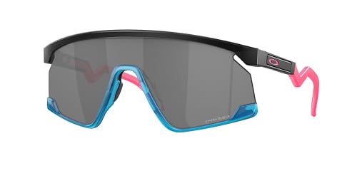 Oakley OO9280 Sunglasses Bundle: OO 9280 BXTR 928005 Bxtr Matte Black Prizm Black and Large Blue leash Accessory kit