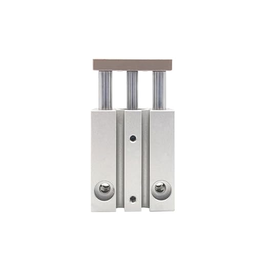 Mini cilindro de tres ejes TCM10X25S con varilla de guía integrada 8