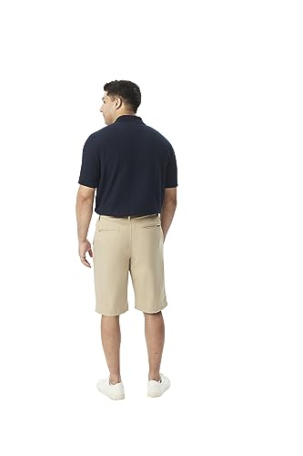 Image of French Toast Men's Moisture Wicking Flat Front Stretch Microfiber Performance Short