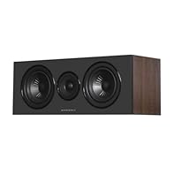 2-way centre channel speaker for enhanced dialogue clarity in home cinema systems Dual 5-inch advanced polypropylene/mica Klarity drivers deliver accurate midrange and bass frequencies 1-inch textile dome tweeter provides smooth, refined high-frequen...