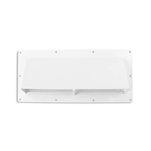 New RV Exhaust Vent Cover Range Hood Manual Damper Trailer Camper Motorhome Part