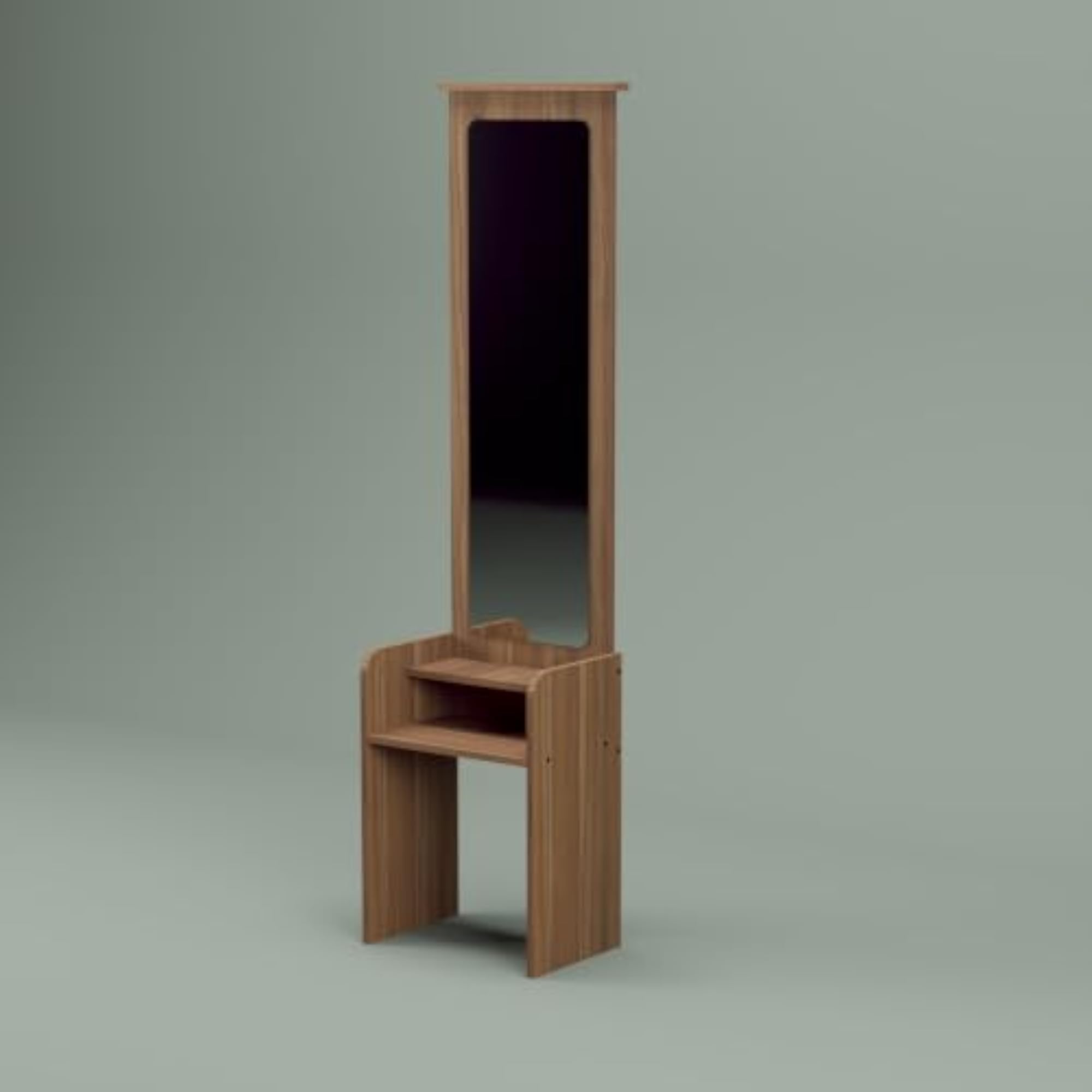 Dallas Wooden Dressing Table with Mirror and Storage