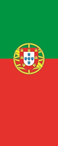 Drapeau du Portugal 120 x 300 cm vertical pour pavillon haute visibilité