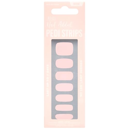 Ardell Tiras de pedicure para viciados em unhas - Kiss Me Quick, fáceis de aplicar, adesivos de unha