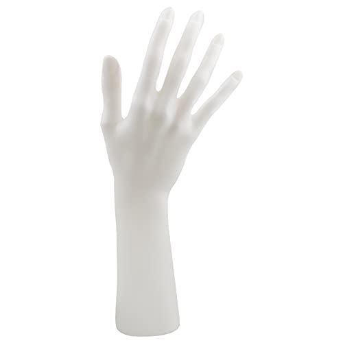 Azure Zone, White Female Mannequin Hand Jewelry Display Holder Stand for Bracelet Necklace Ring