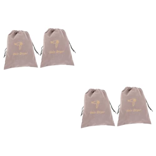 DEARMAMY 2 Series Bolsa Para Secador De Pelo Neceser Para Herramientas De Peluquería Organizador De Secador De Pelo Bolsa De Tela Con Cordón Bolsas De Almacenamiento Para 2 piezas*2
