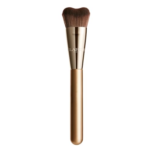Clarins Gua Sha Inspired Foundation Brush | Sculpts and Lifts | Streak-Free Application
