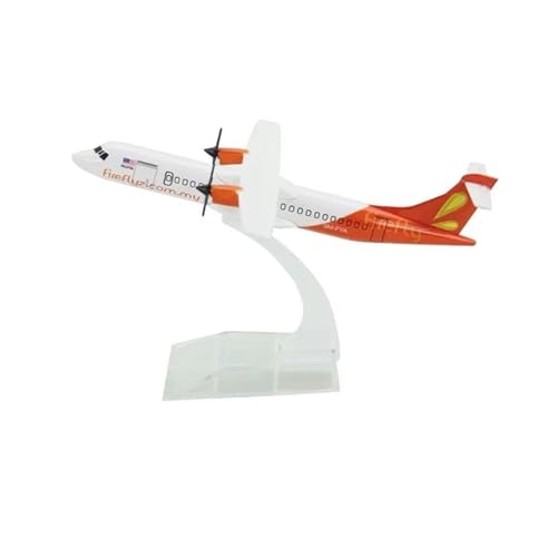 YLQERZ Die-cast Metal Aircraft 1:400 For Airplane Air ATR-72 Malaysia Airways Firefly Propeller Airline Display Toys Model With Stand For Collection And Display