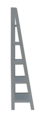 Acadia Ladder Bookshelf, Grey #TOP4