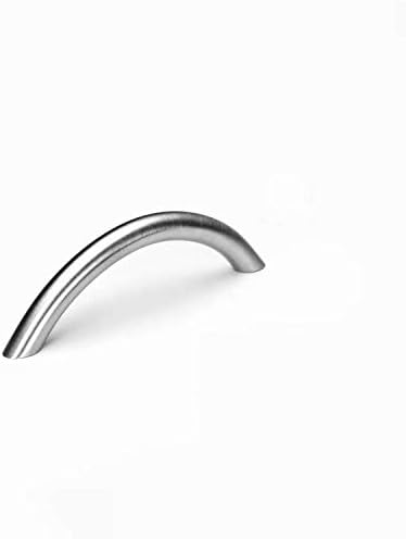 VIBORG (6 Pieces Solid SUS304 Stainless Steel Modern Kitchen Cabinet Cupboard Door Handles Pull Wardrobe Vanity Dresser Drawer Handle Pulls Nickel Brushed SA-723B (Hole-to-Hole: 96mm)