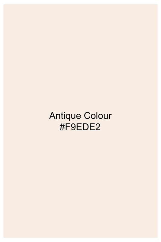 Image of FRENCH CROWN Woman Antique Beige Premium Cotton Dress
