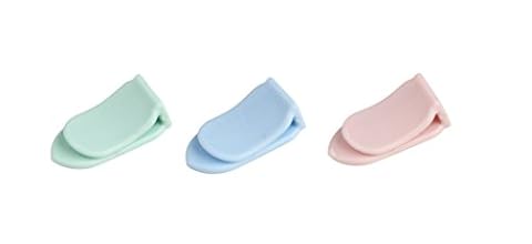 Dr. Oetker Mini klips do torebki (kolor: różowy, jasnozielony, jasnoniebieski), ilość: 20 sztuk