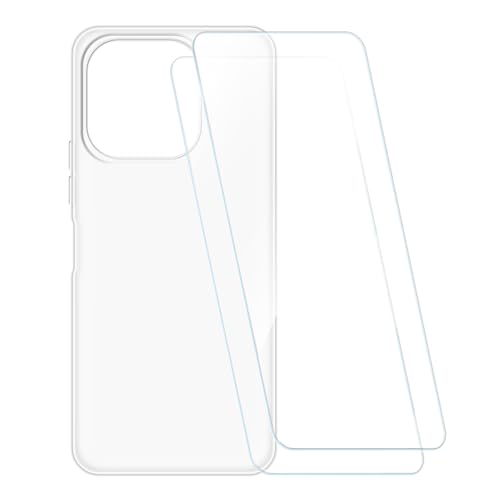 ESACMOT �v�����g�P�[�X + 2�������K���X�t�B���� Umidigi A15t �Ƃ̌݊�������, �Ռ��z���\�t�g�J�o�[ HD�N���A (�N���A)