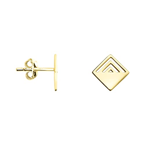 Boucles d'oreilles argent 925 SOFIA MILANI clous rectangulaires chic