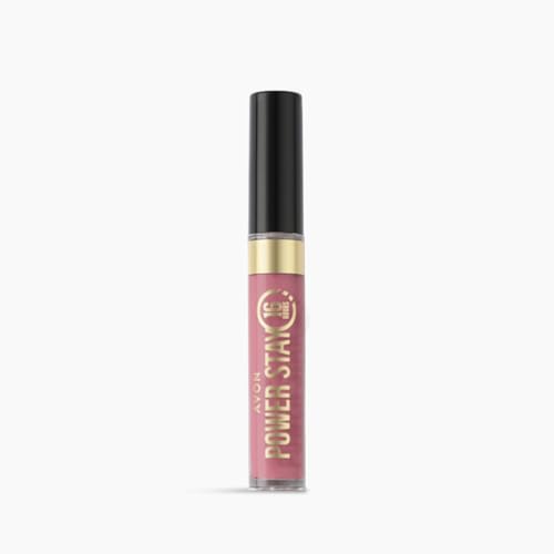 AVON Tinta Labbra Power Stay - Persistent Pink | Lip Stain A Lunga Tenuta, Colore Intenso Per Una Durata Fino A 16 Ore | Rossetto Lunga Durata E Confortevole Con Formula Leggera | 6ml
