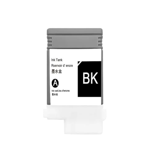 Cartouche d'encre 130ML PFI-103 Compatible avec IPF 5100 IPF 6100(1PC-Black)