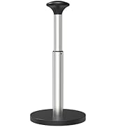 RARXTR Paper Towel Holder Countertop, Standing Paper Towel Dispenser with Weighted Base, Stainles...