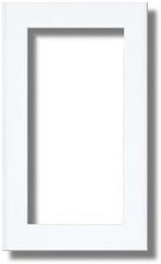 Panasonic Cosmo Series WT8101W3 Wide 21 Switch Plate (Square), For 1 Row, White, Set of 3