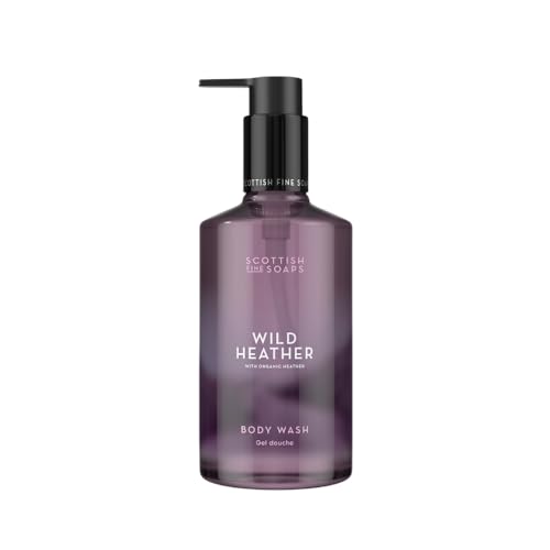 Scottish Fine Soaps Wild Heather Body Wash 300ml – Hydrating Panthenol Body Wash with Soothing Heather Extract