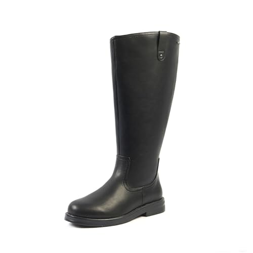 Bottes hautes pieds et mollets larges GABYLOU LISE en taille 3XL avec talon de 3cm