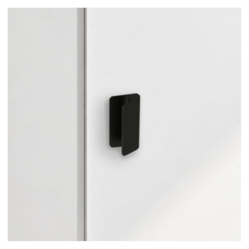 Image of MODIUS Cabinet Knob | Wardrobe & Drawer Knob | Cupboard Knob for Kitchen | Black Finish | Aluminium Cabinet Hardware | Pack of 2 (MS036255)