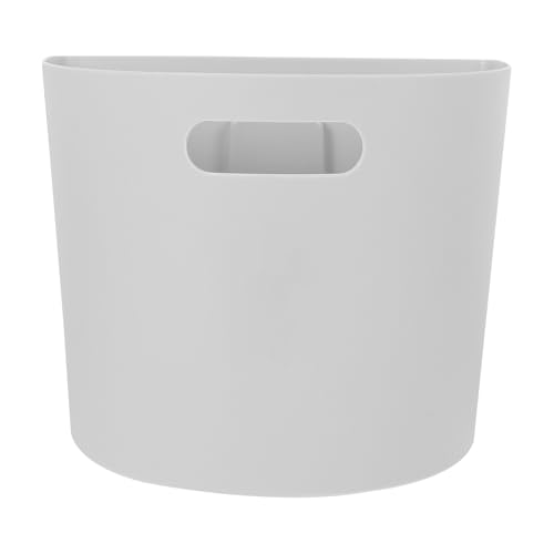 DIYEAH Wall-Mounted Semicircle Trash Bin Small Hanging Waste Container for