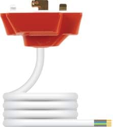 Hager Klik Pre Wired 4 Pin Plug with 1m Flex (P64AXR/1.0)