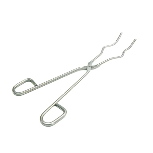 Image of Labart Stainless Steel Crucible Tongs for Laboratory Professional Foundry, Beaker Laboratory Holder Tongs Stainless Steel Crucible Tong 8 inch