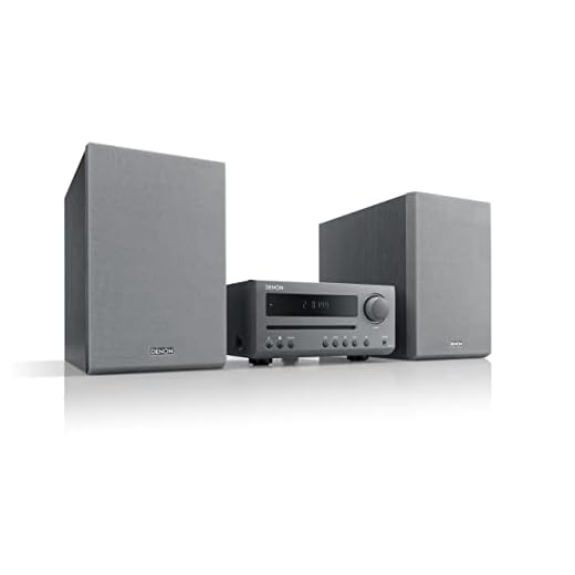 Denon D-T1 Kompaktanlage, Stereoanlage mit Bluetooth, CD-Player, UKW-Radio, optischer Eingang