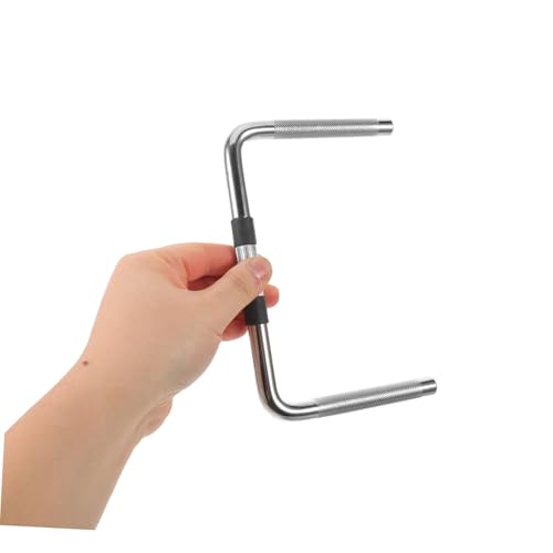 Brazo metálico en U ajustable para soporte de cencerro para batería miniatura 4