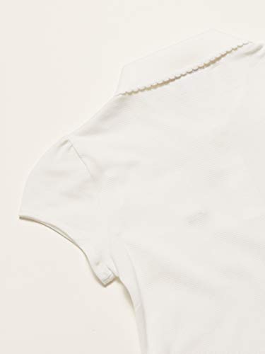 Polo Regular Fit, Lacoste, Infantil Unissex, Branco, 12 anos