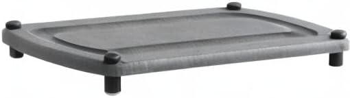 Slate Quick-Drying Stone Sink Caddy with Stainless Steel Feet